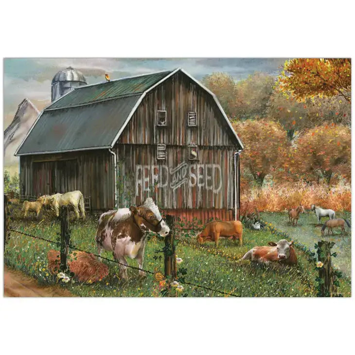 Feed and Seed Farm - 1000 Piece Jigsaw Puzzle