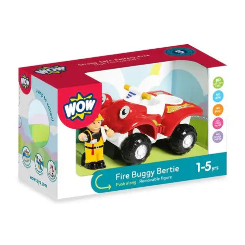 Fire Buggy Bertie Wow Toys Gear Driven Car