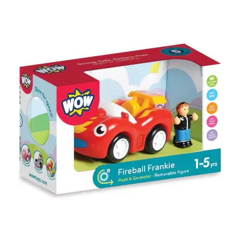 Fireball Frankie Sports Car Wow Toys Gear Driven Car