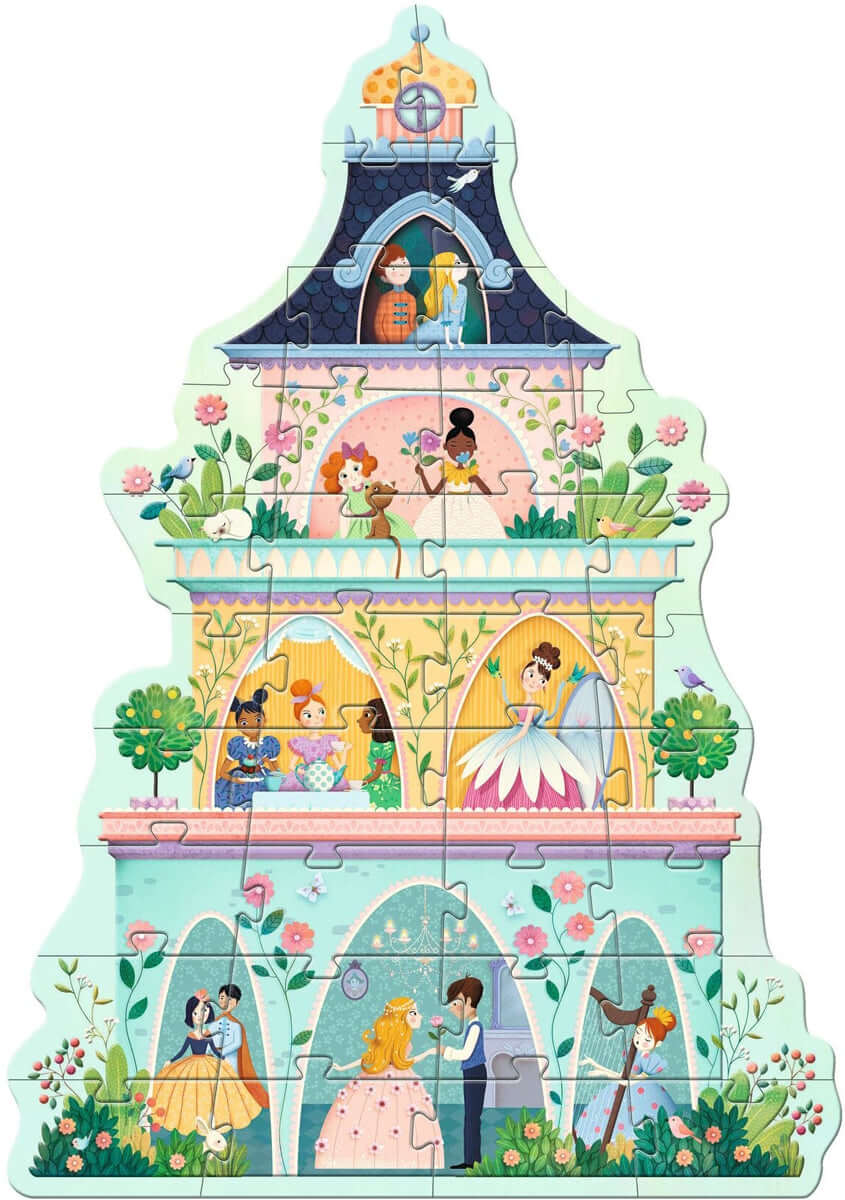Princess Tower Giant Floor Puzzle - 36pc
