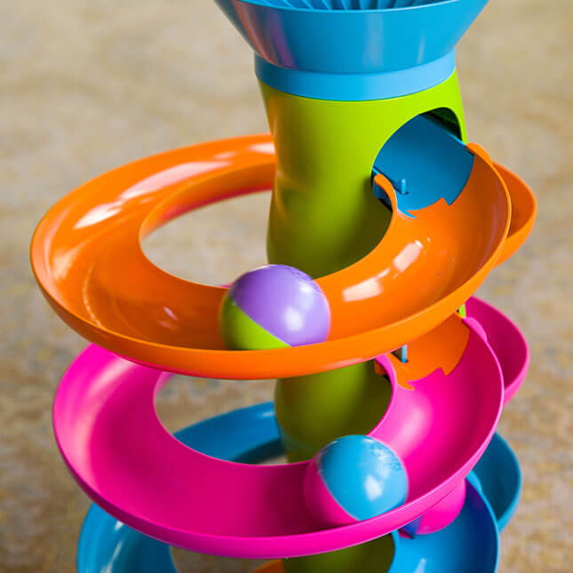 Roll Again Tower Baby and toddler Sensory and Motor skills Toy