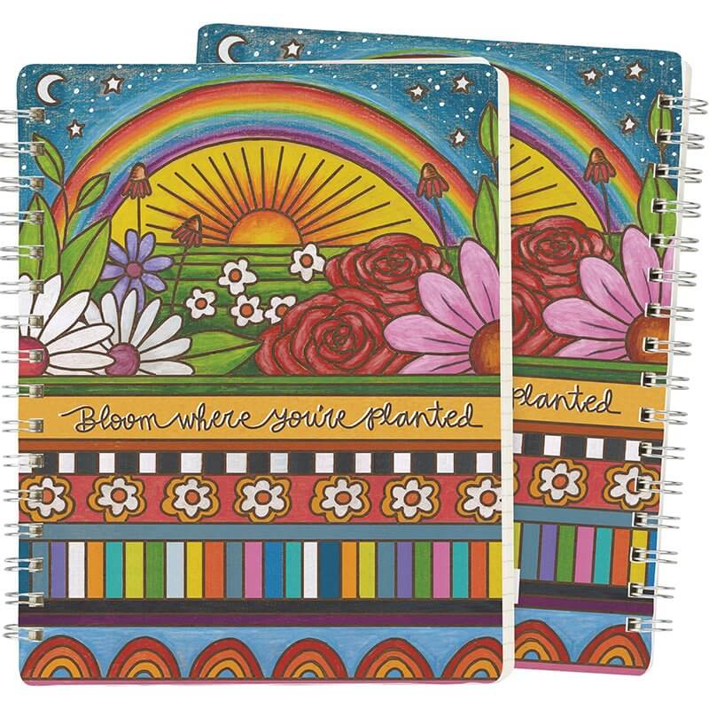 Spiral Notebook - Bloom Where You're Planted