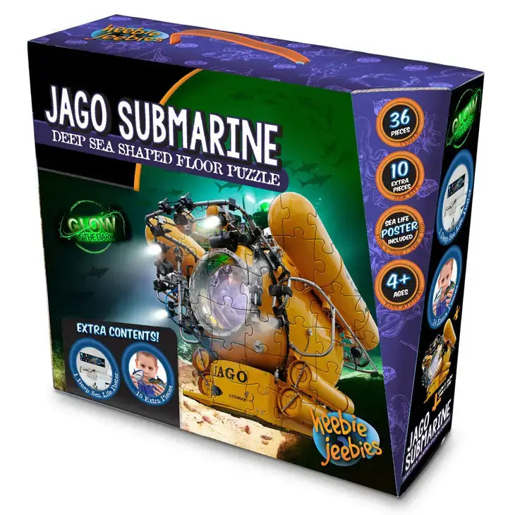 Submarine Glow Floor Puzzle 36pc