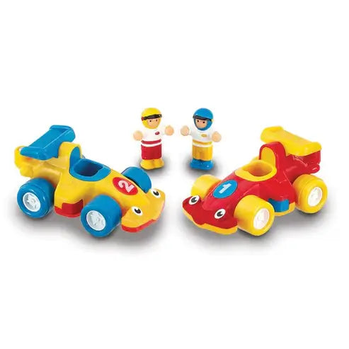 The Turbo Twins Racing Cars Gear Driven Wow Toys