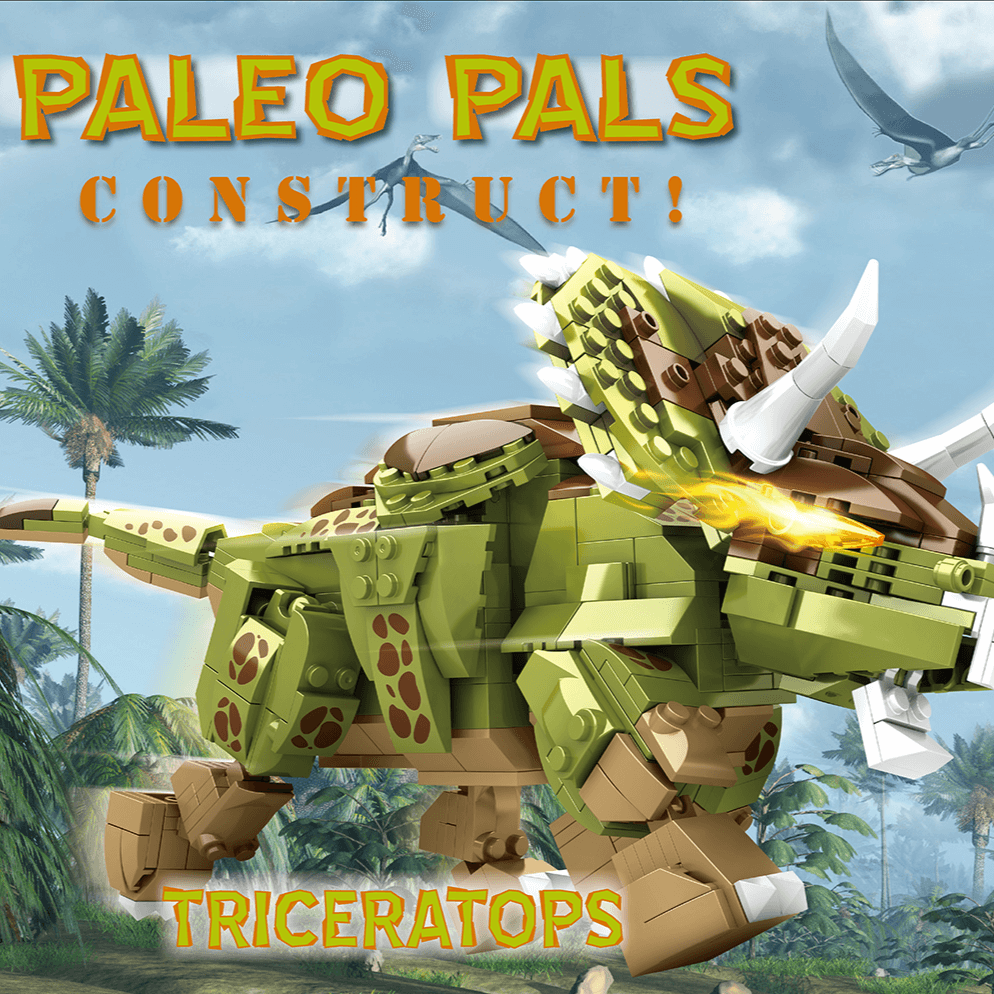 Triceratops Dinosaur Sluban Building Brick Kit (442 pcs)