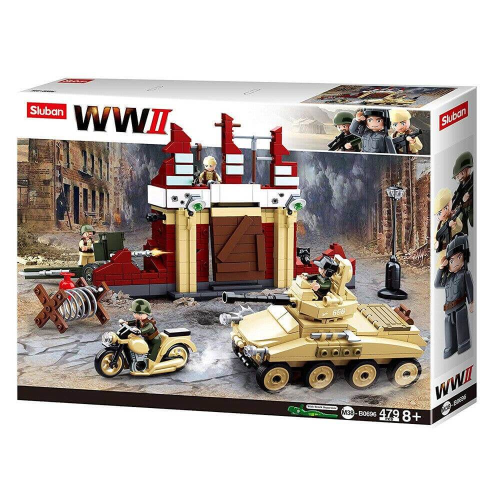 WWII: Battle of Stalingrad Sluban Building Brick Kit - 479 Pcs