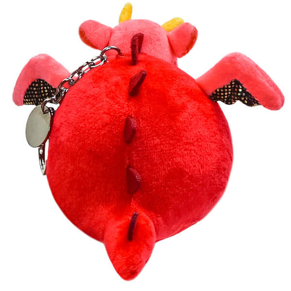 Micro Squishable Red Dragon keychain