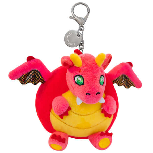 Micro Squishable Red Dragon keychain