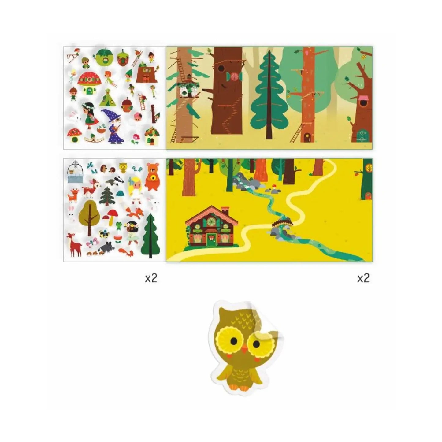 Sticker Stories The Magical Forest