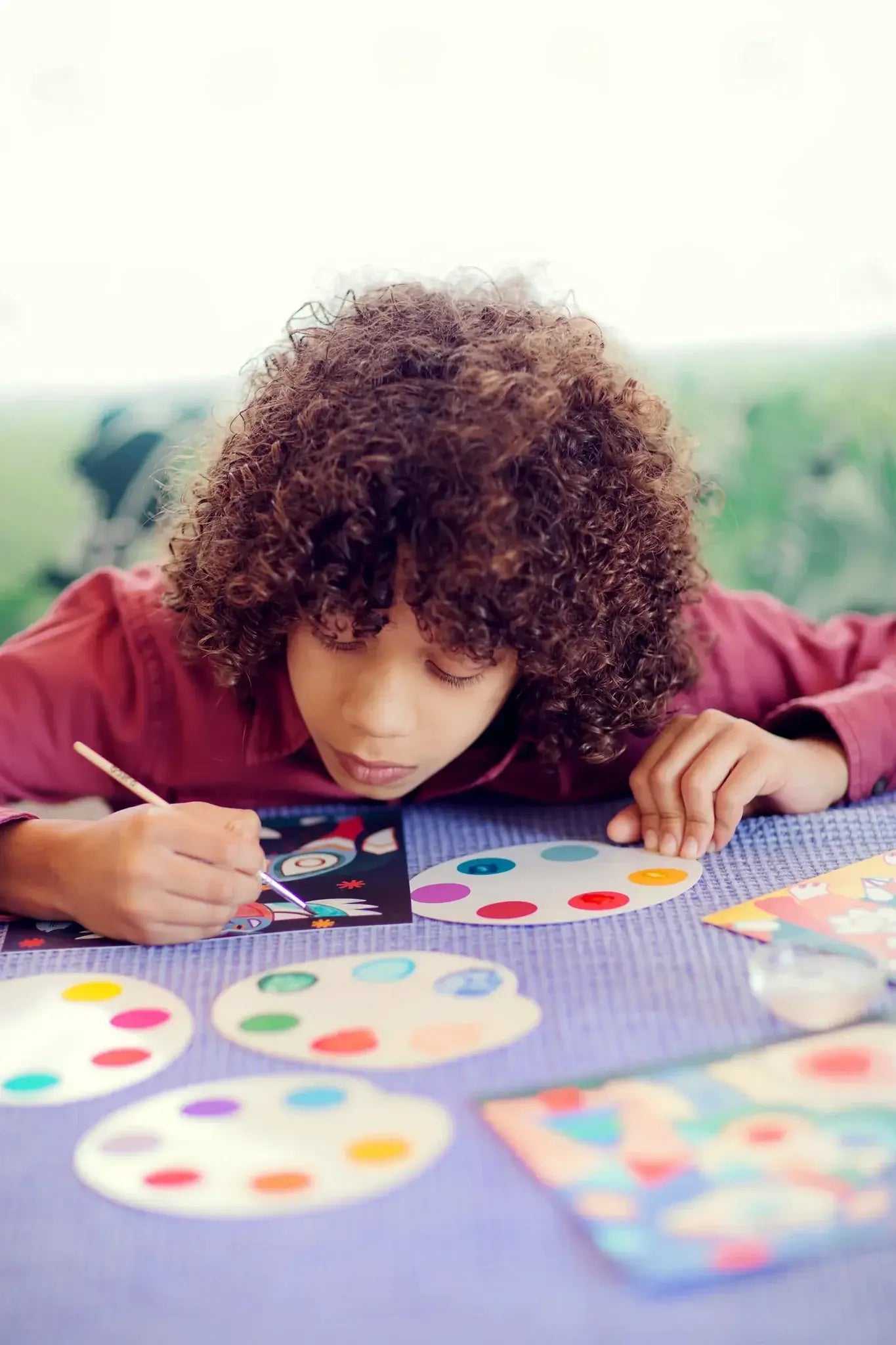 Surprise Watercolor Painting Cards Activity Set: Fanciful Bestiary