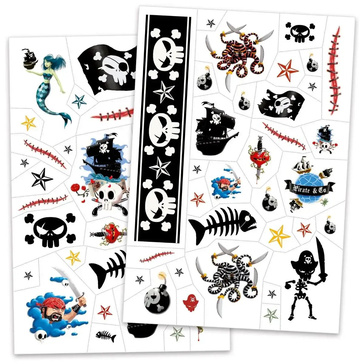 Temporary Tattoos Pirates
