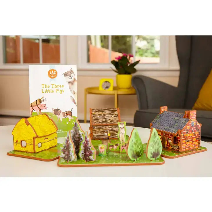 The Three Little Pigs Book and Play Set