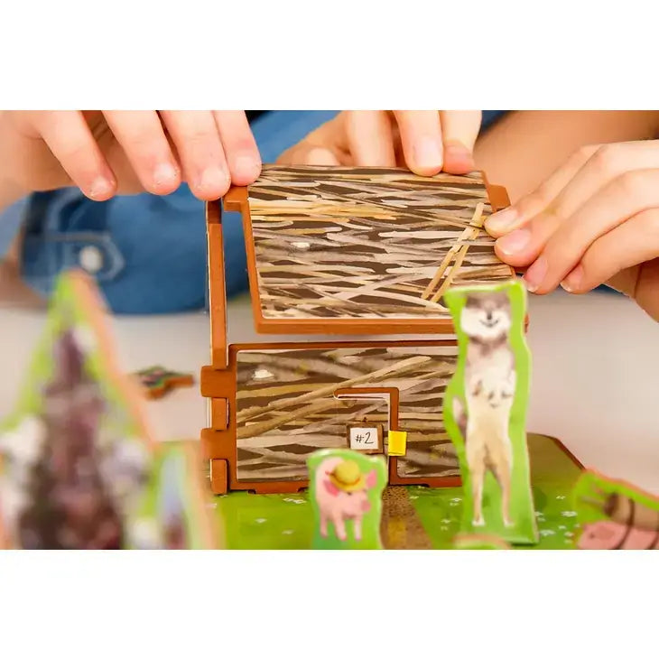 The Three Little Pigs Book and Play Set