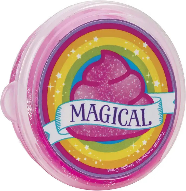 Unicorn Poop, Glittery Pink Putty