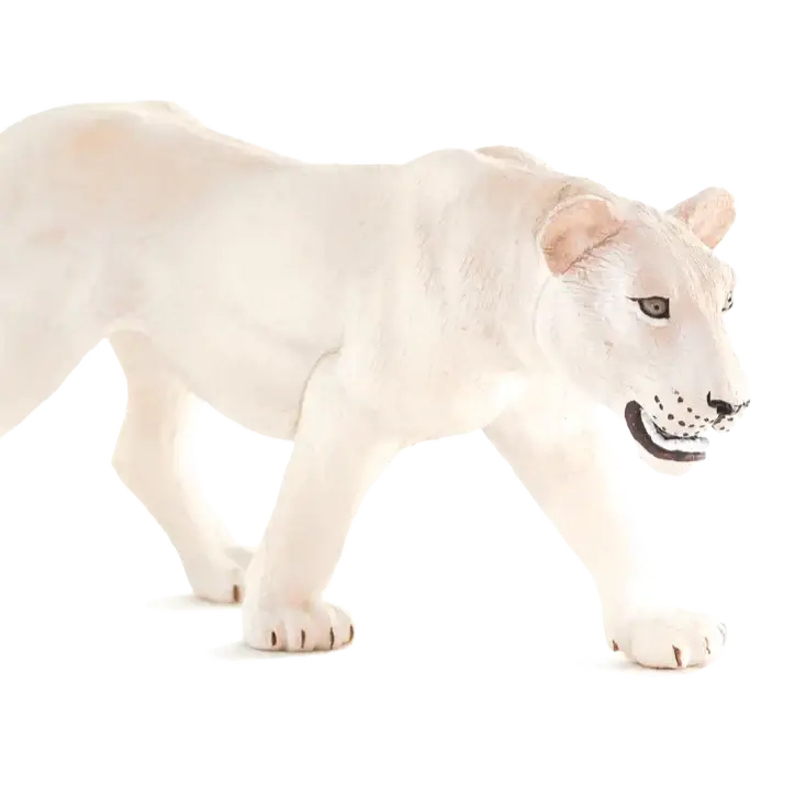 White Lioness Figure