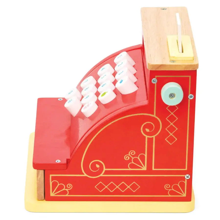 Wood Cash Register Playset for Toddlers