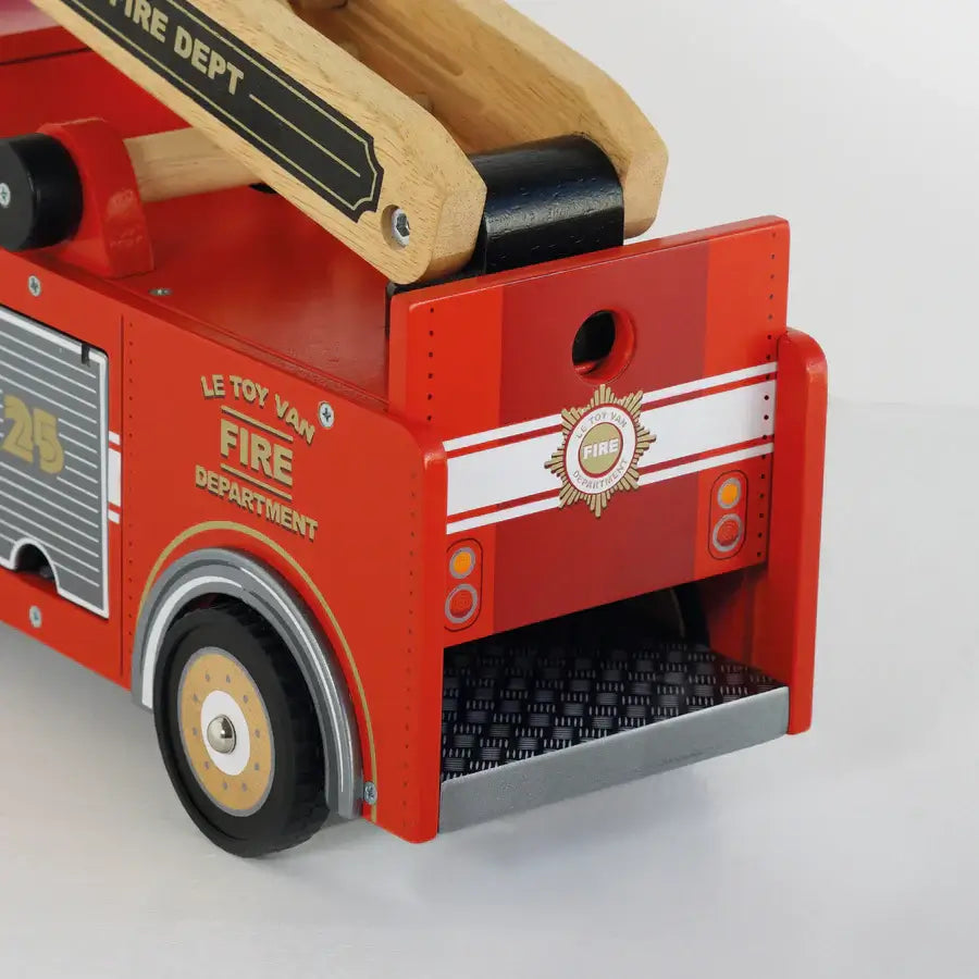 Wooden Fire Truck For Toddlers
