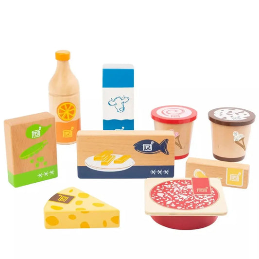 Wooden Toys Cold and Frozen Products Playset