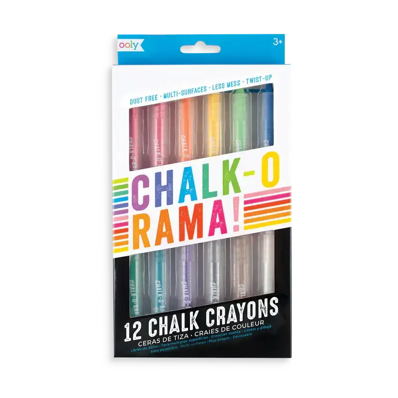 chalk-o-rama dustless chalk crayons
