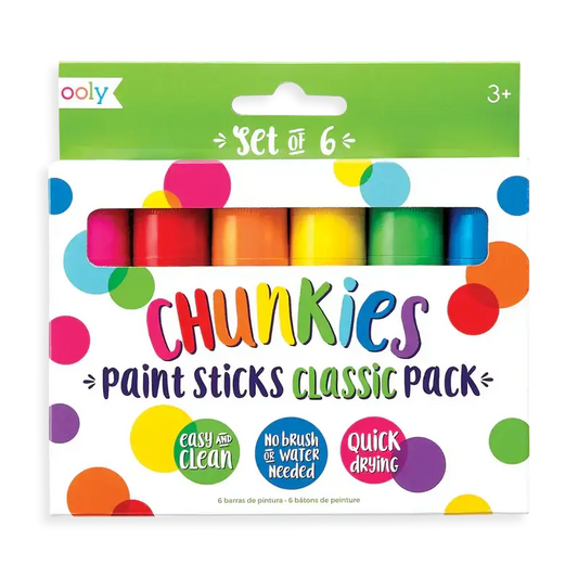 chunkies paint sticks - classic pack - set of 6