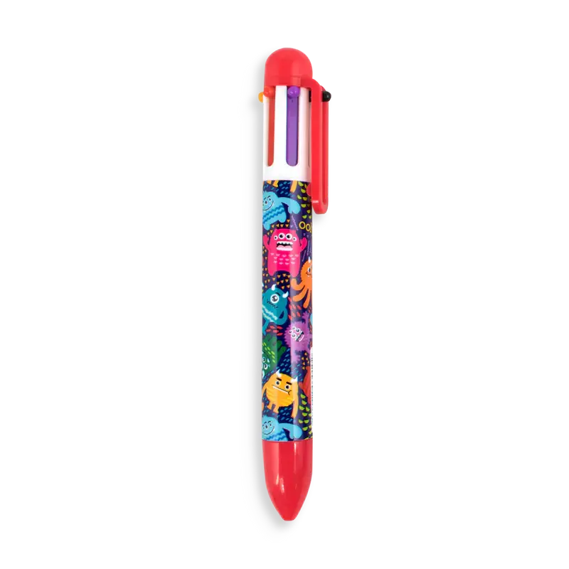 monster 6 click multi color pens