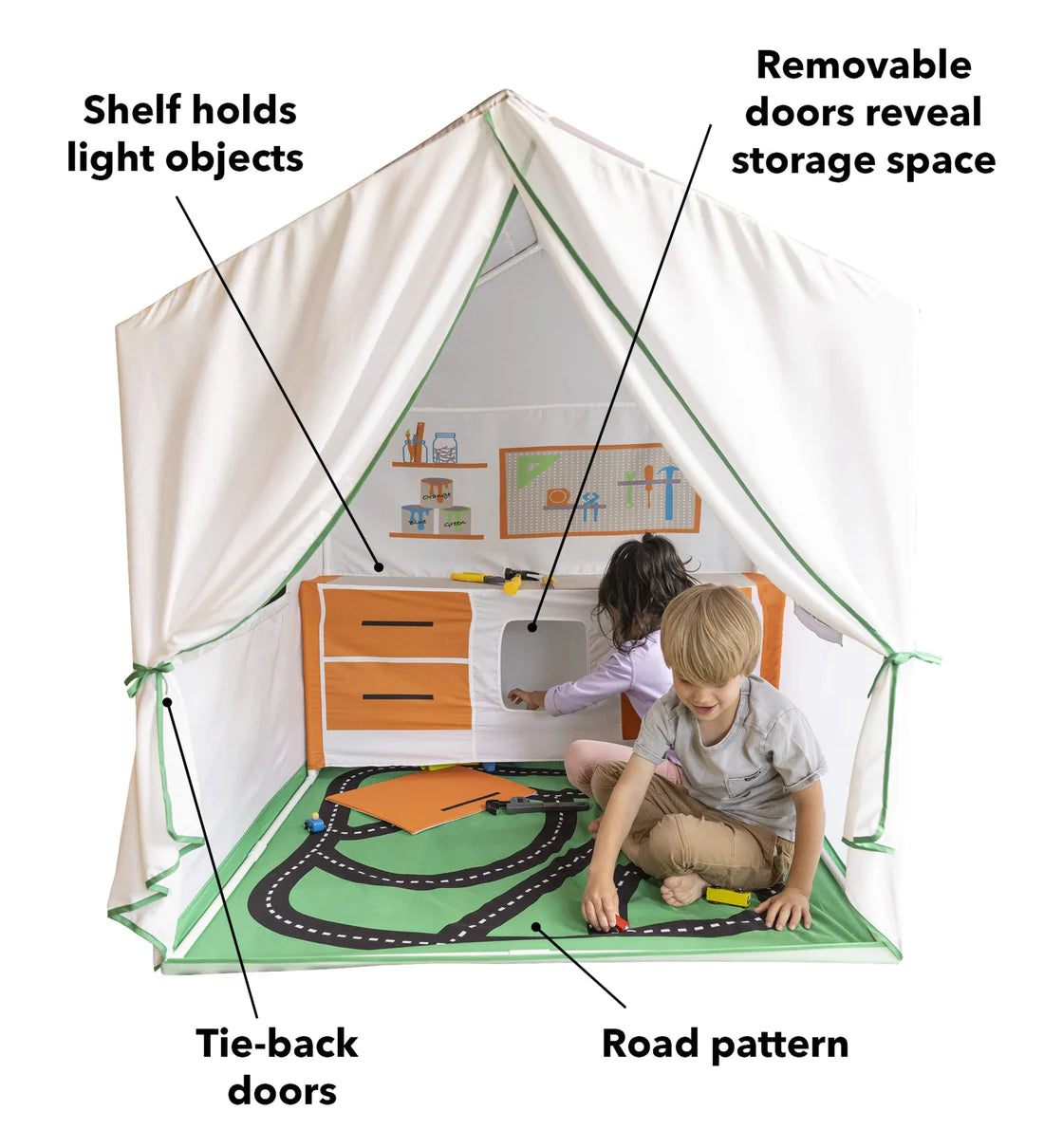 50-Inch Garage and Tool Workshop Playhouse Tent