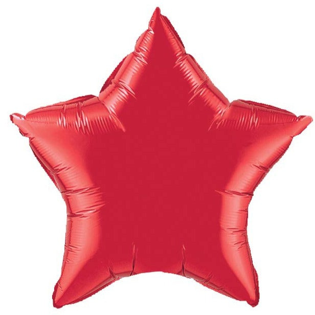 20" Red Star Balloon