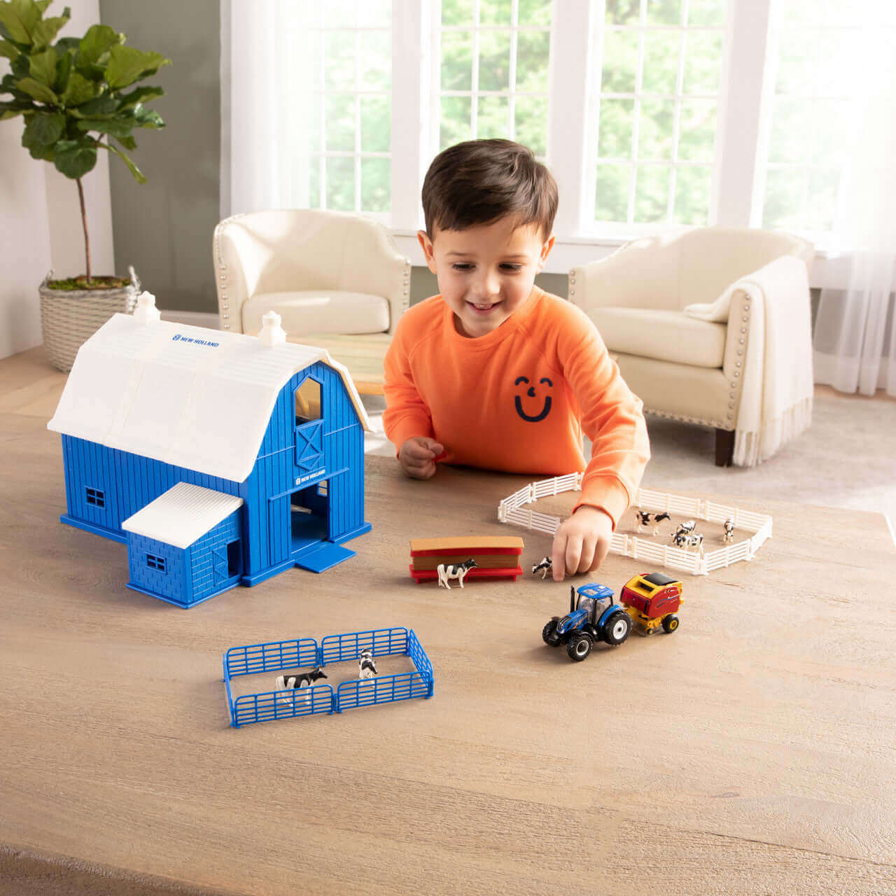 1:64 New Holland Dairy Barn Playset