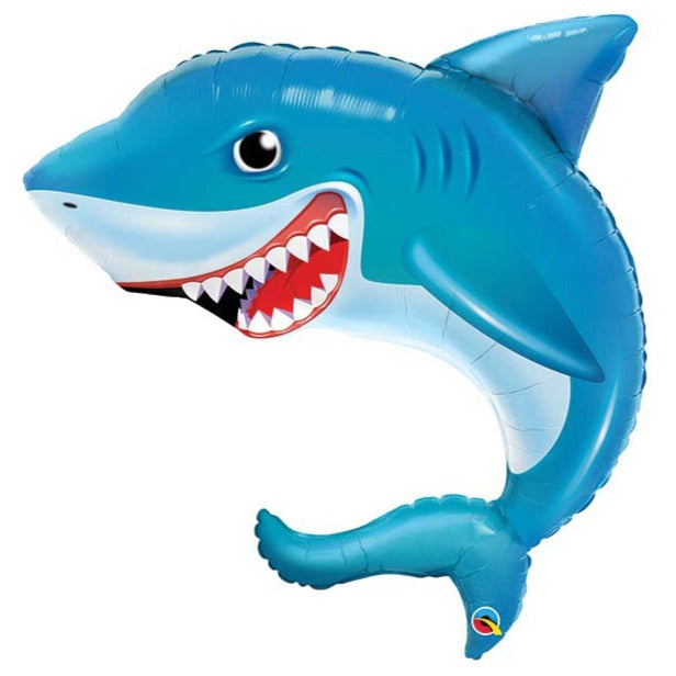 36" Smilin' Shark Shape Balloon
