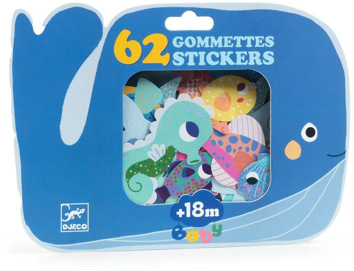 Sea Animals Baby Stickers