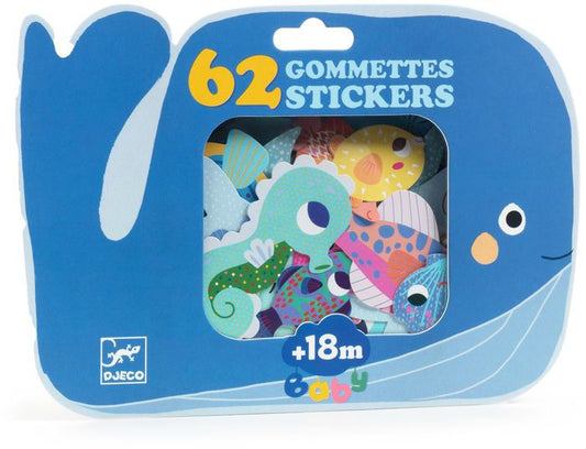 Sea Animals Baby Stickers