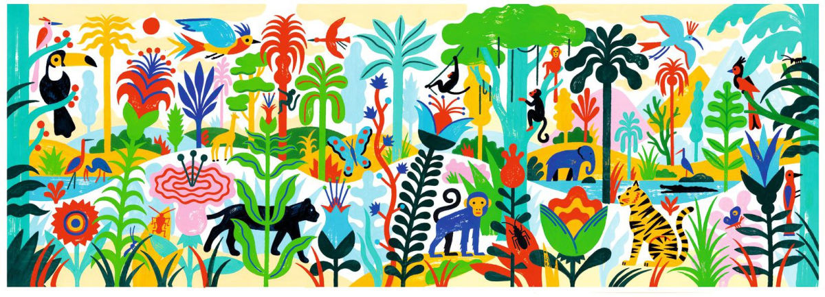 Jungle 100 Piece Gallery Puzzle