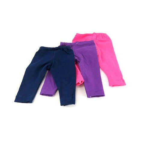 3 Pack of Dark Colored Leggings For 18" Dolls