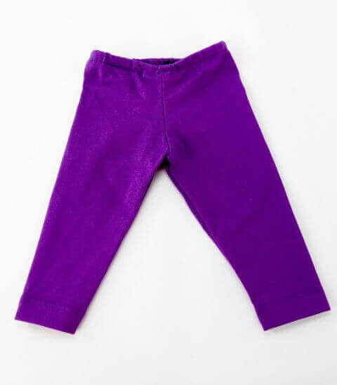Purple Colored Leggings for 18" Dolls