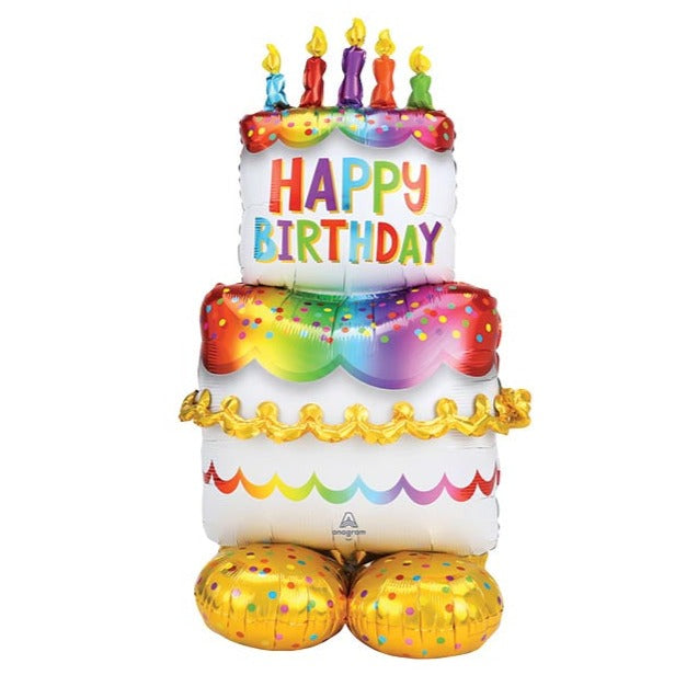 53" Airloonz Birthday Cake