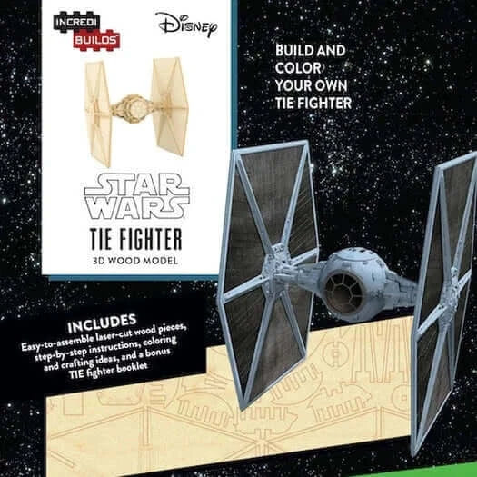 Incredibuilds: Star Wars: Tie Fighter 3D Wood Model