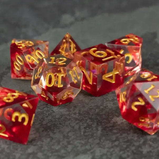 Blood Pact Dice Set For tabletop RPG