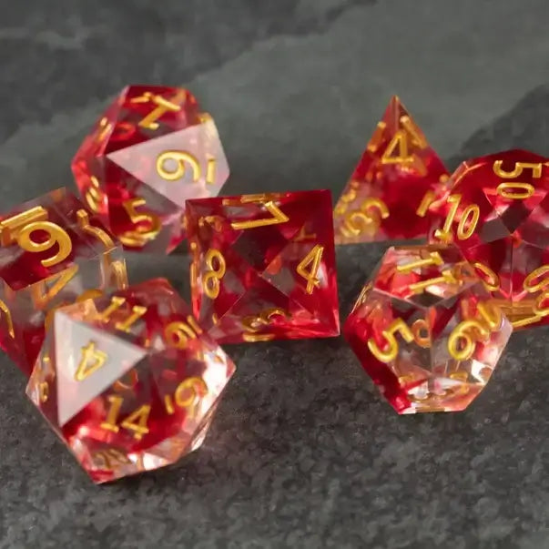 Blood Pact Dice Set For tabletop RPG