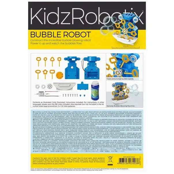 4M Bubble Robot Kidzrobotics Steam Powered Kit