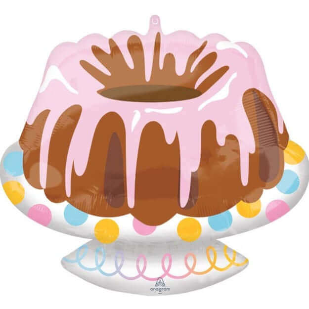  17" Bundt Cake Shape Balloon