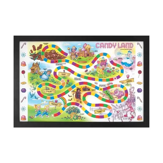 Candy Land - Board Framed Print
