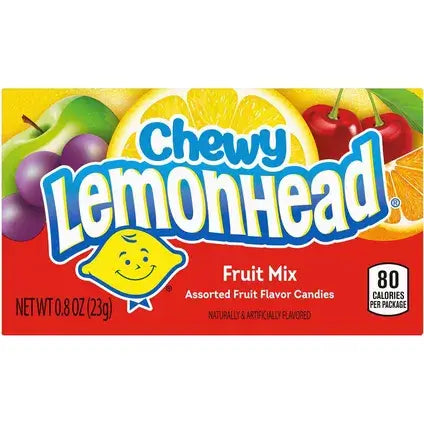 Chewy Lemondhead Fruit Mix Assorted Flavors .8 oz