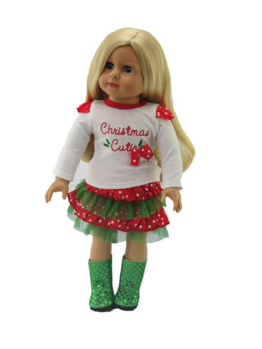 Christmas Cutie Clothing Set for 18 inch Dolls