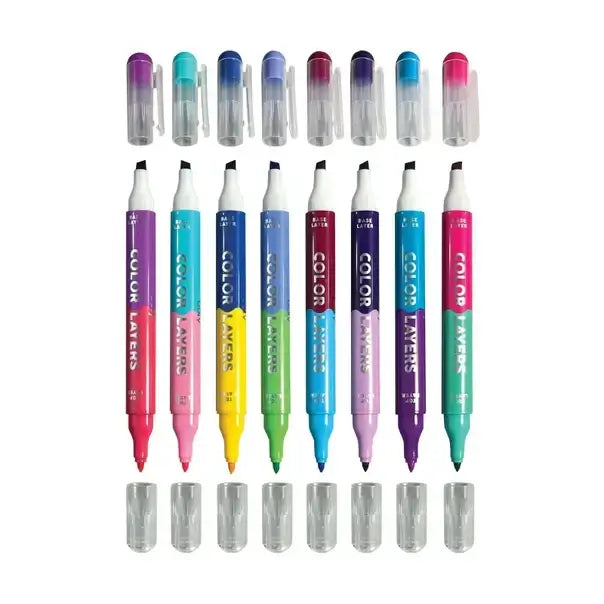 Color Layers Double-Ended Layering Markers