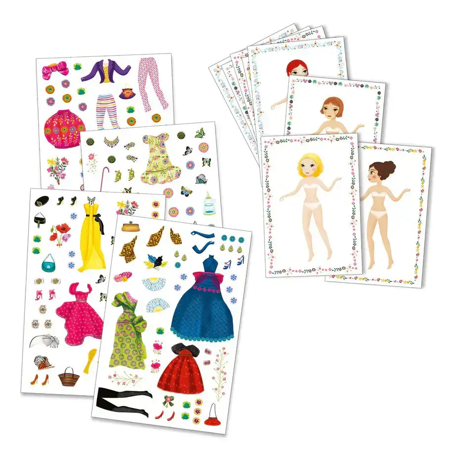 Djeco Paper Dolls: Massive Fashion