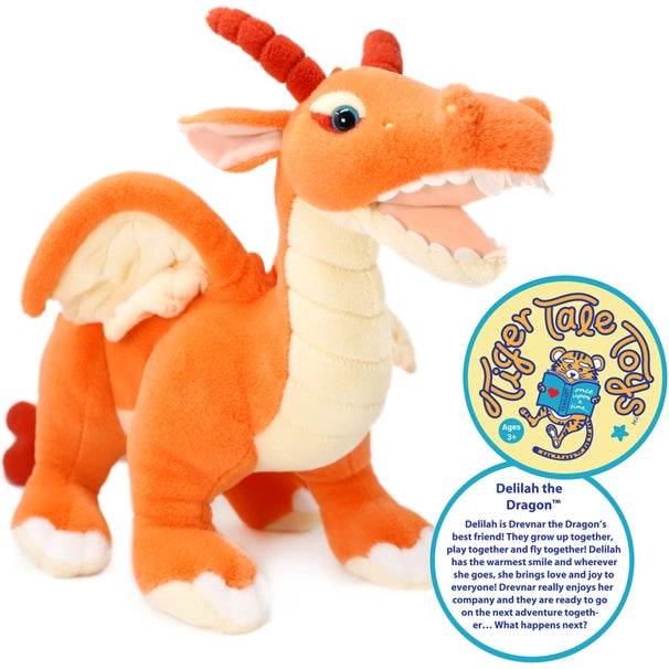 Delilah the Dragon | 22 Inch Stuffed Animal Plush