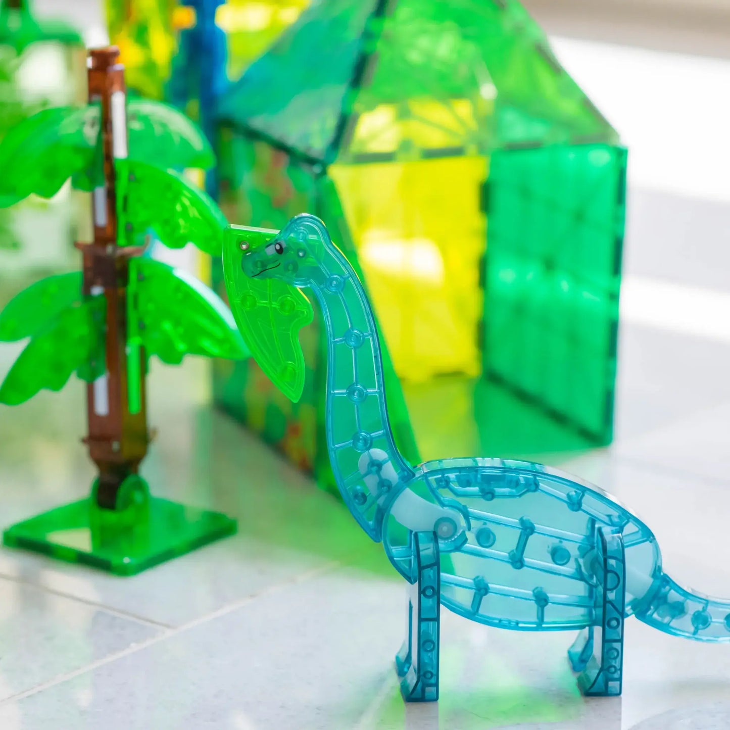 Dino World XL Magna Tiles 50-Piece Set
