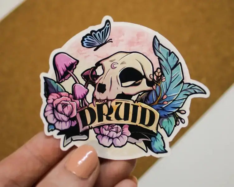 Druid Class RPG Sticker