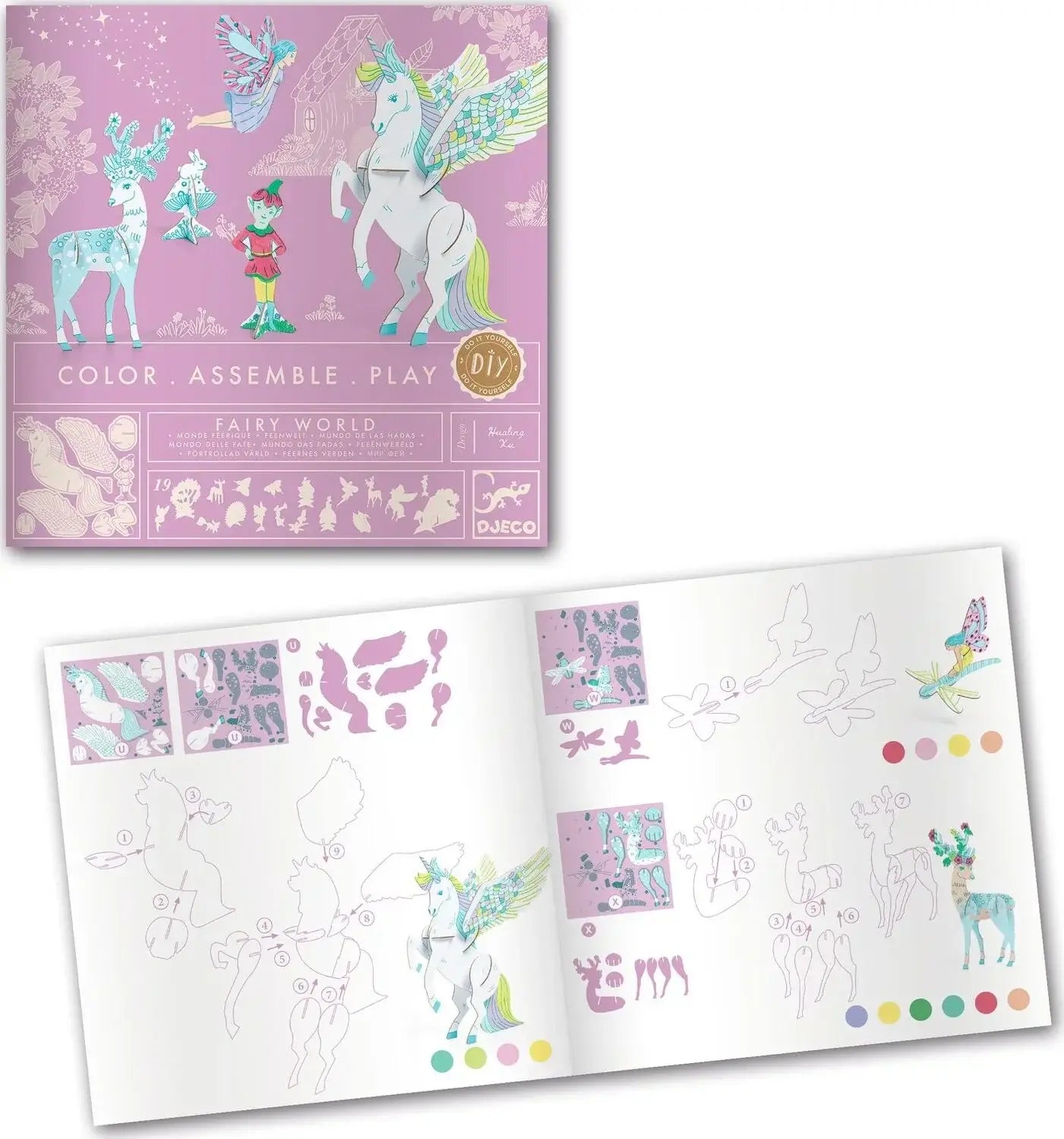Fairy World Color Assemble & Play Kit for ages 5 and Up