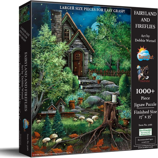 Fairyland and Fireflies 1000+ Piece Puzzle